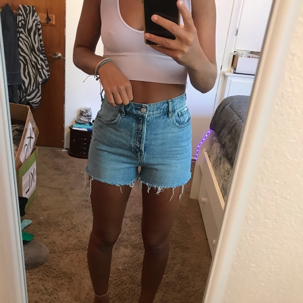 high rise icon short, WORN ONCE